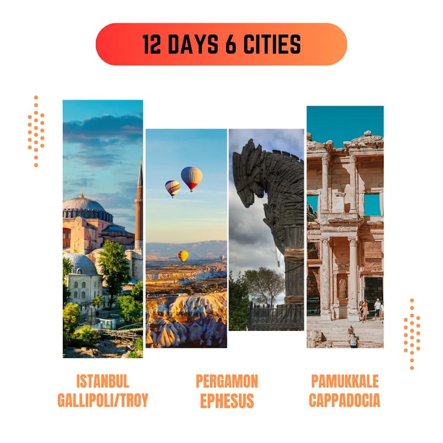 Highlights of a multi-destination Türkiye journey